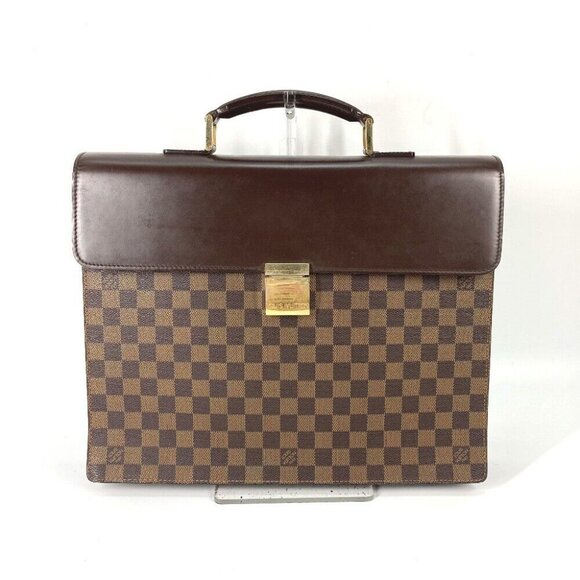 LOUIS VUITTON Damier Altona PM Hand Bag Business bag Damier Canvas Brown - Picture 1 of 15